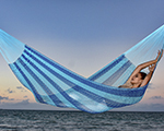 Cielo Hammocks Blue & Blue Mercerized Standard