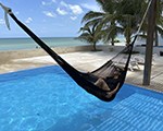 Cielo Hammocks Large Woven Black DuraSun®